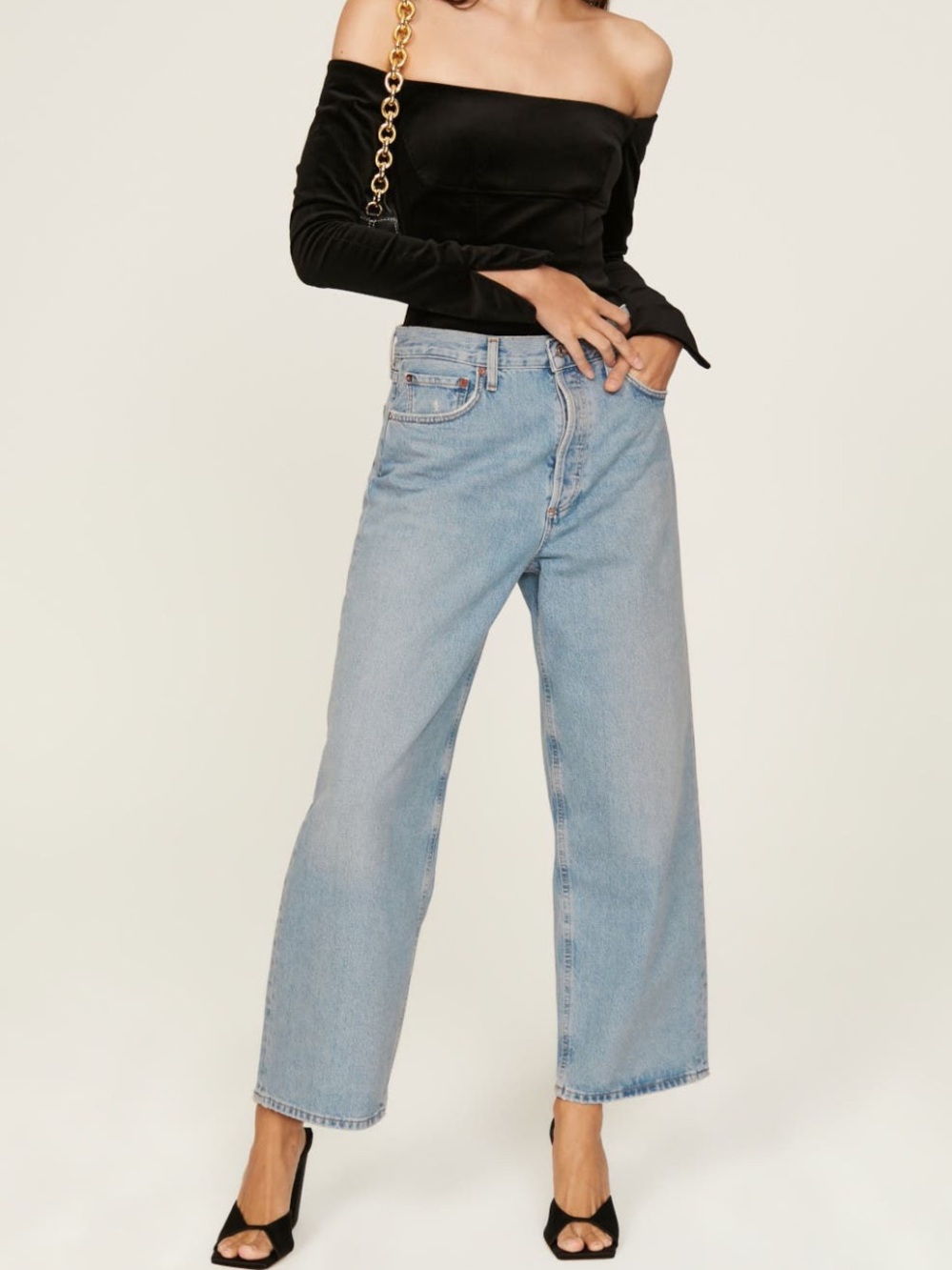 Agolde low slung baggy jeans size 27